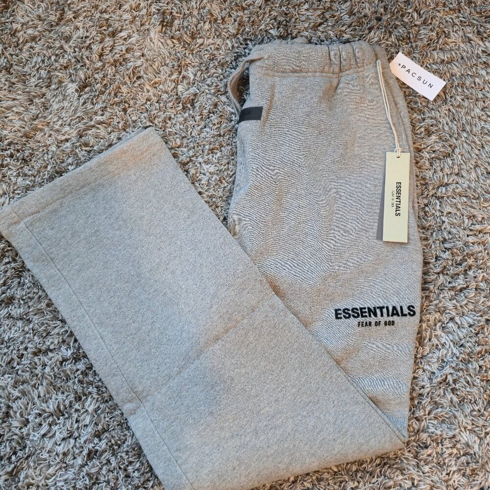 Fear of God Essentials Loose Pants Dark Oatmeal Oversized NWT Streetwear - Picture 7 of 8